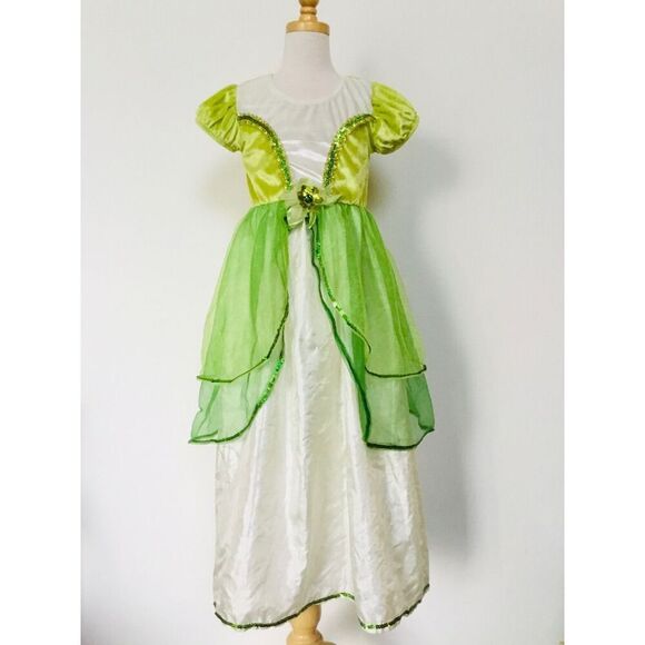 Little Adventures Girls 7-9 (XL) Lily Pad Princess Costume - Picture 3 of 7